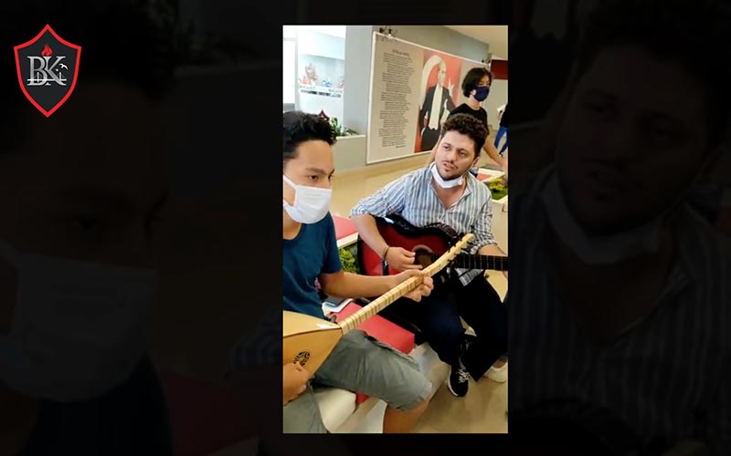 Manavgat Boğaziçi Koleji'nde sıradan bir teneffüs arası.